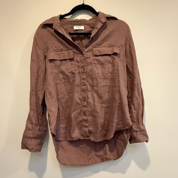 Aritzia Tops - Aritzia Babaton Oversized Utility Shirt – Brown